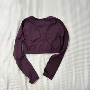 Echt longsleeve workout crop top